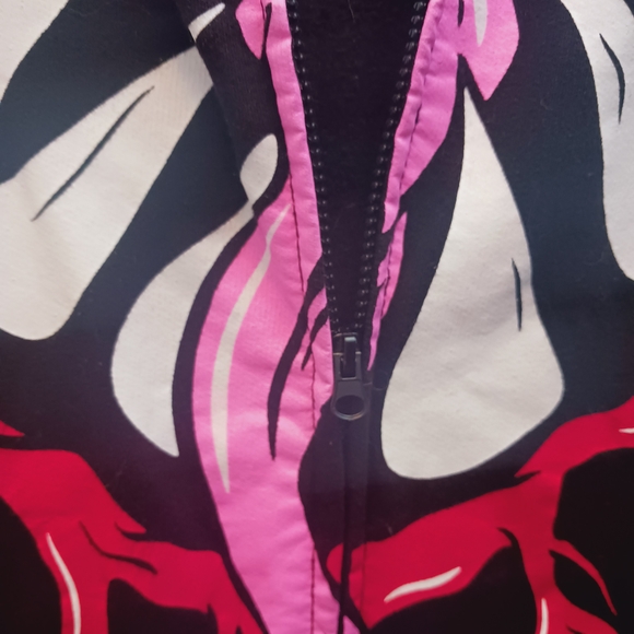 WWE Black and Red Zip Up Sweater - Picture 5 of 12